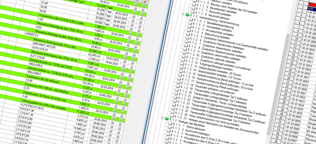 Bauabrechnung Mengenberechnung Software Vermessungsbüro Guthus